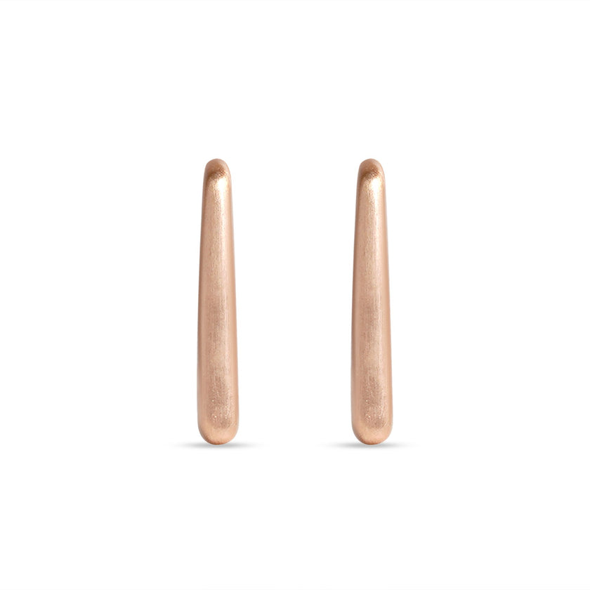 Brushed Mood Curve Hoops