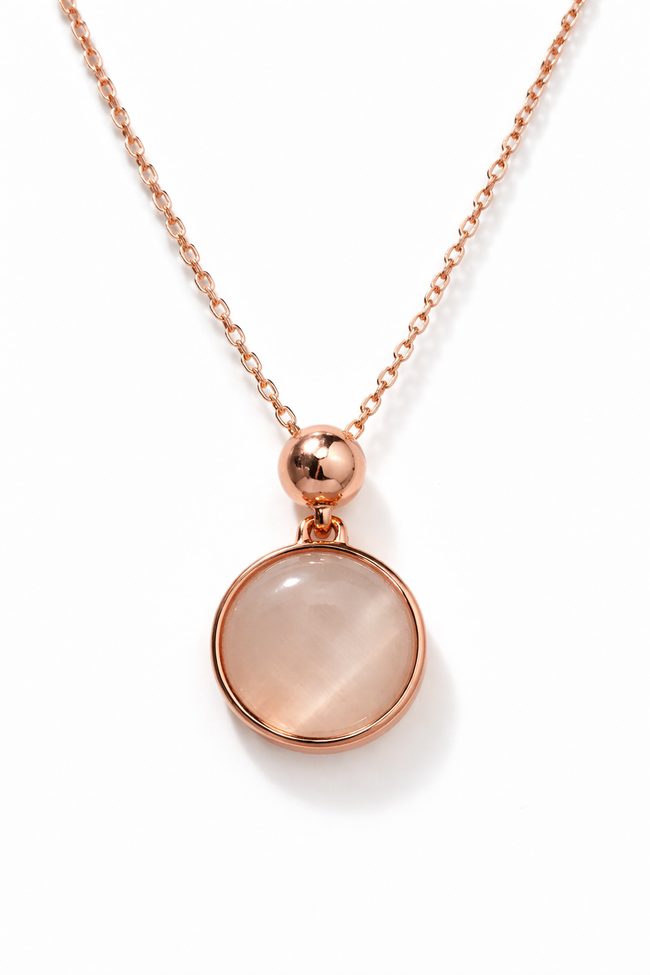 Blush Halo Necklace