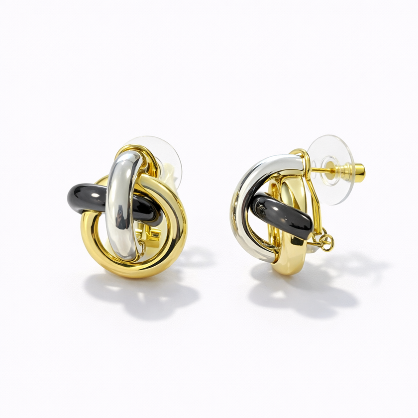 Trinity Link Earrings