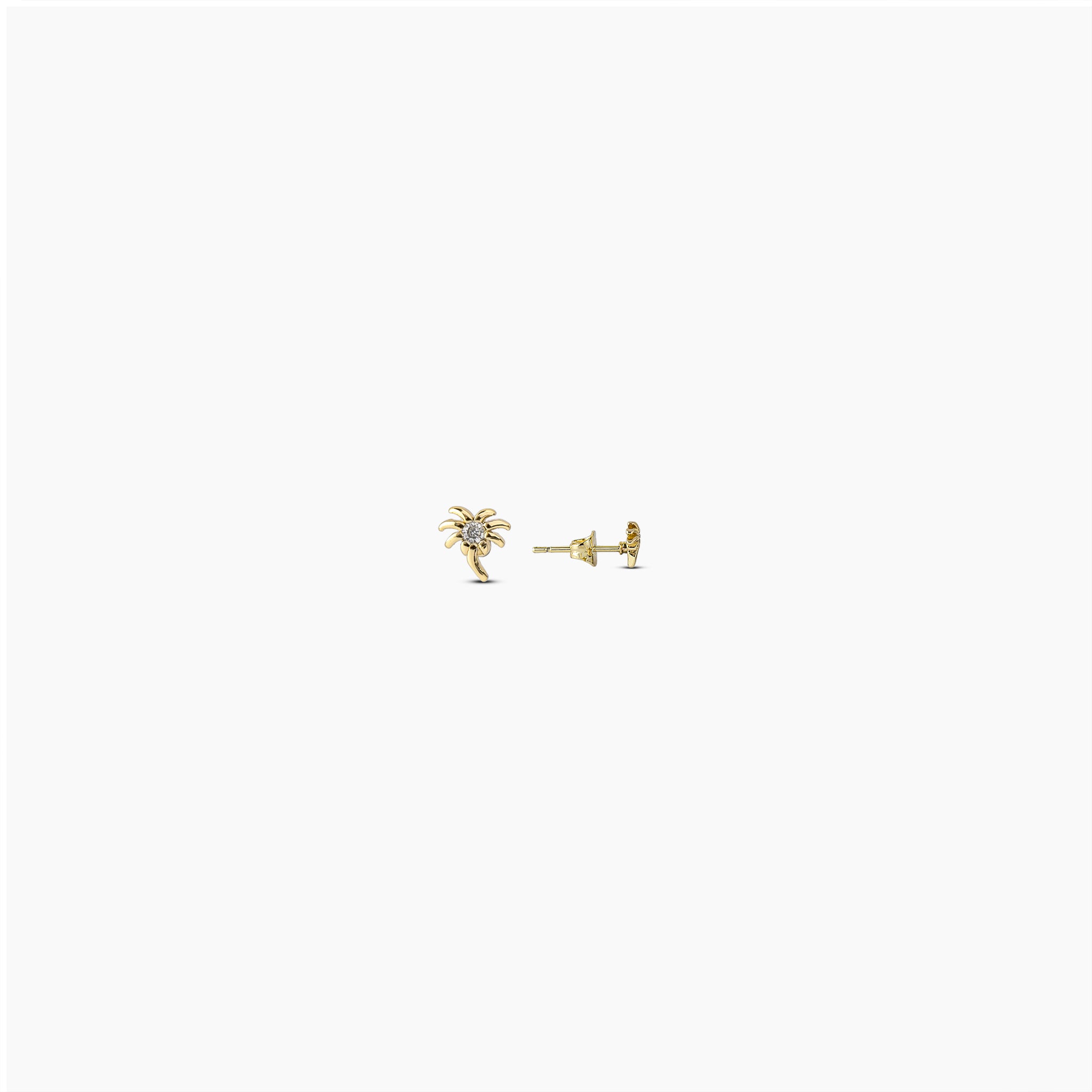 The Tropical Palm Tree Studs