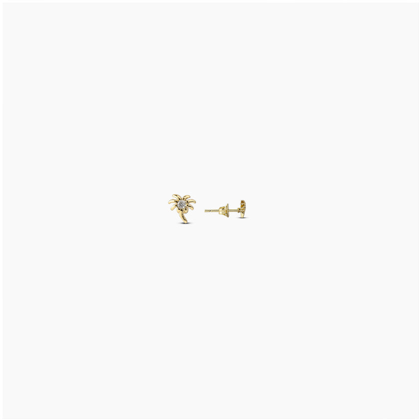 The Tropical Palm Tree Studs
