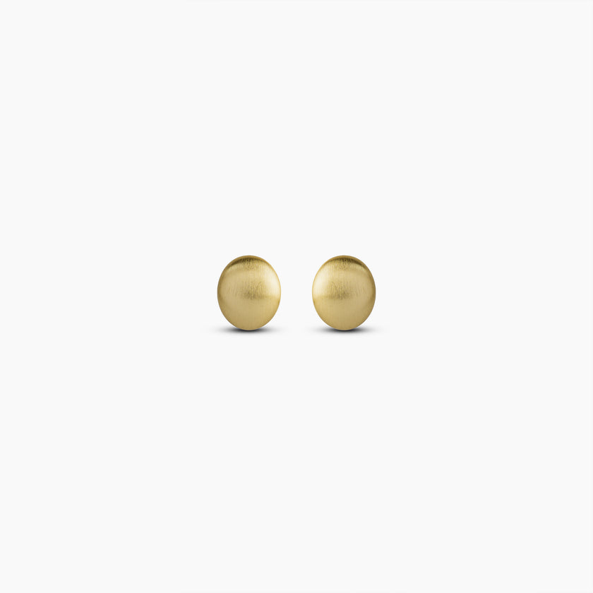 Brushed Mood Gold Dome Studs