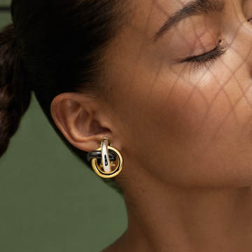 Trinity Link Earrings