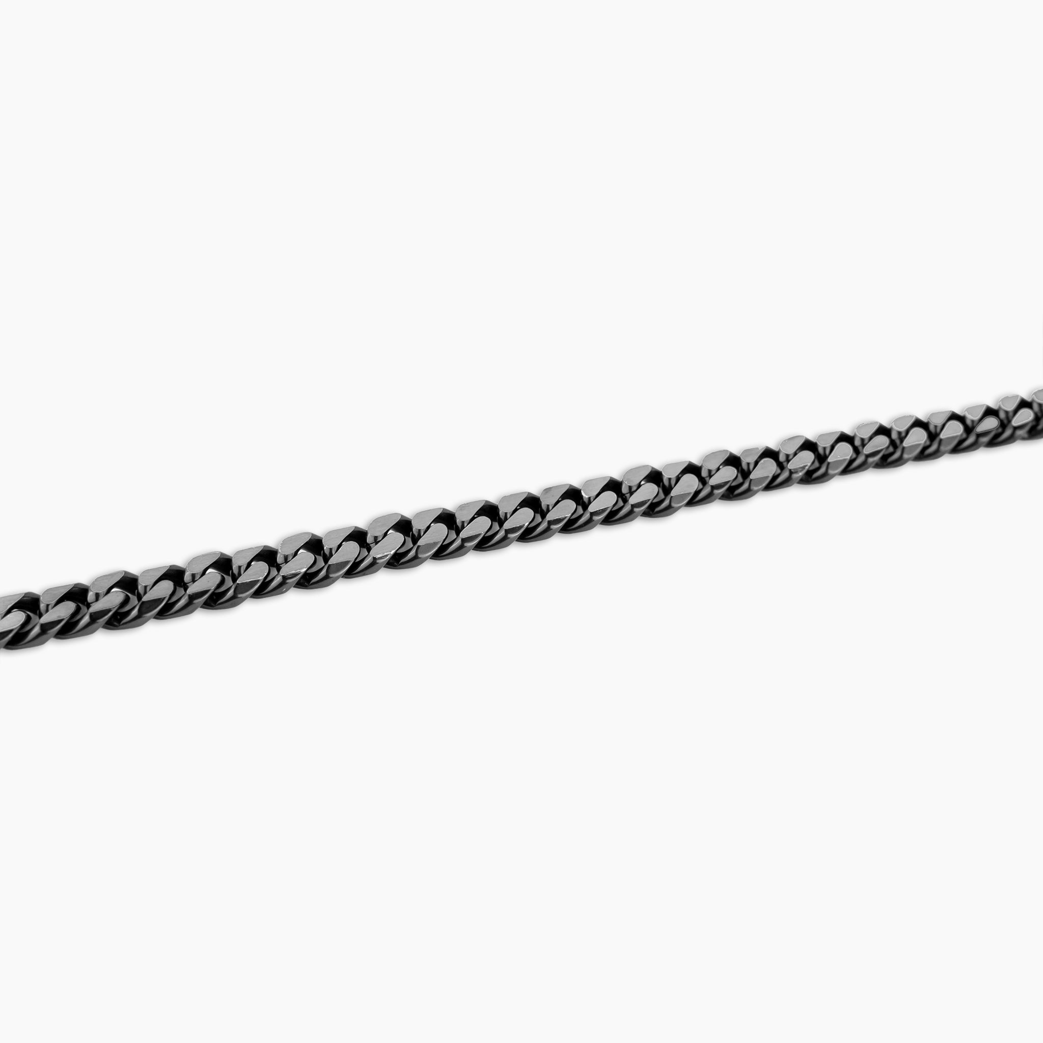 Obsidian Curb Bracelet