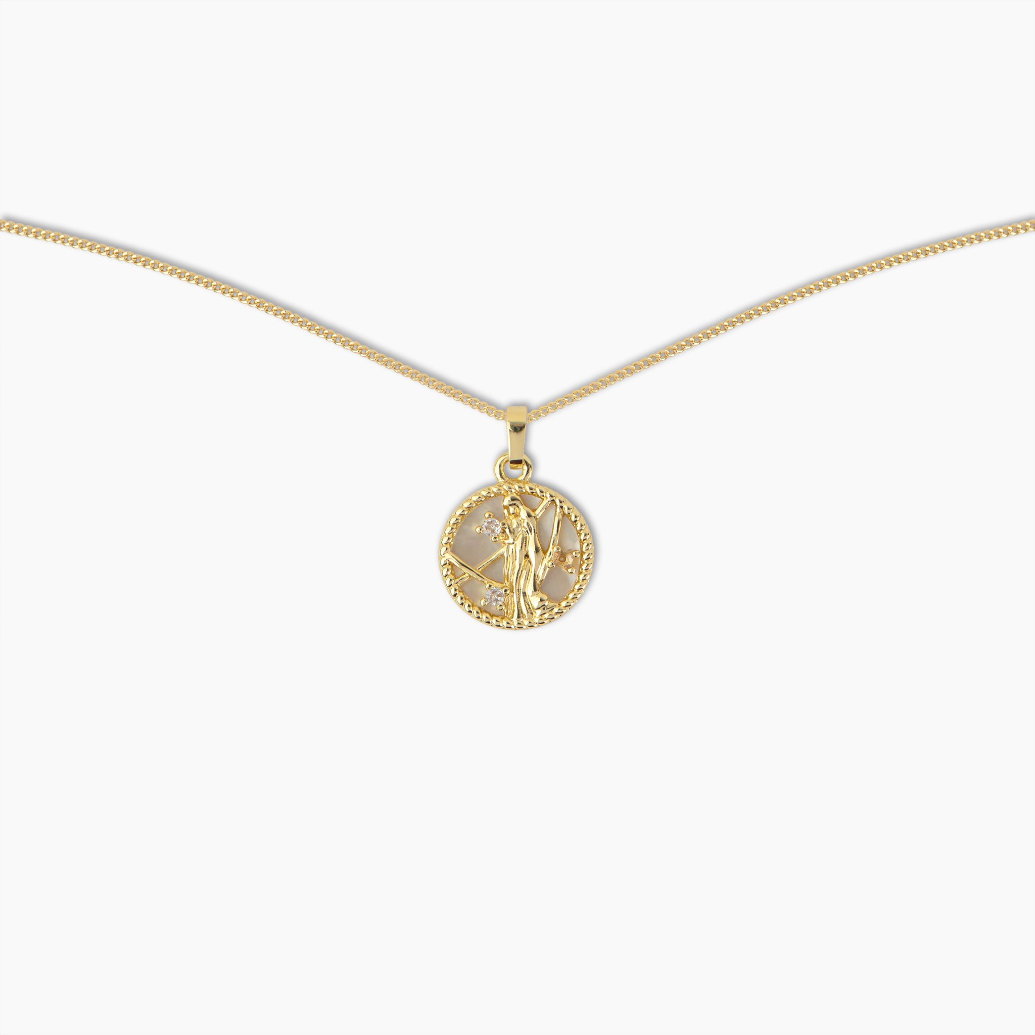 Virgo Zodiac Symbol Necklace