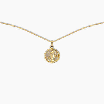 Virgo Zodiac Symbol Necklace
