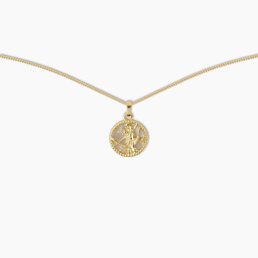 Virgo Zodiac Symbol Necklace