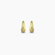 Brushed Mood Gold Hoops