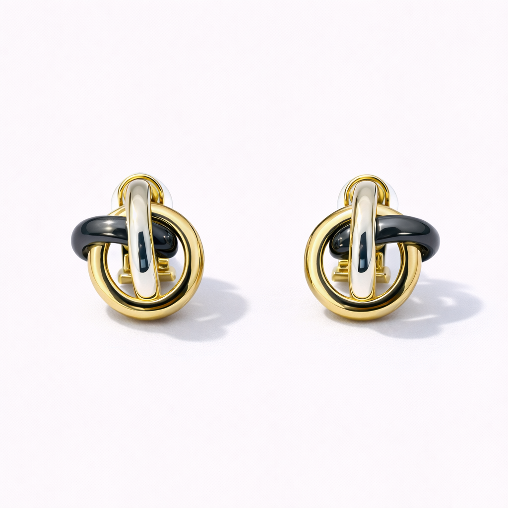 Trinity Link Earrings