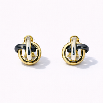 Trinity Link Earrings