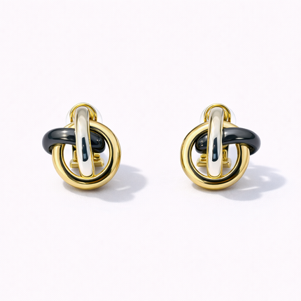 Trinity Link Earrings