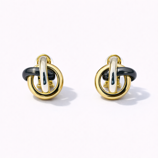 Trinity Link Earrings