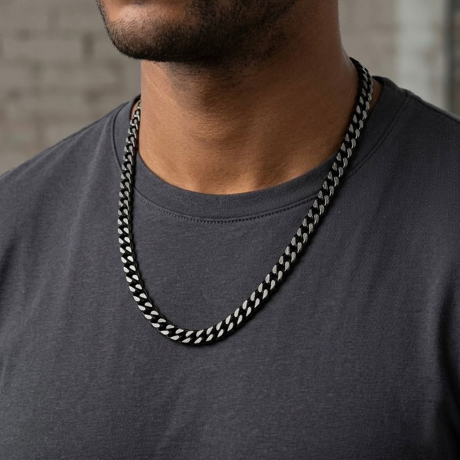 Obsidian Curb Chain