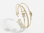 Celeste Trio cuff Stack