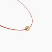 Diamond Barrel Cord Necklace