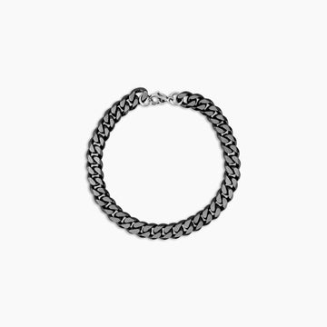 Obsidian Curb Bracelet