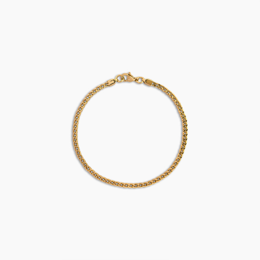 Regal Gold Curb Bracelet