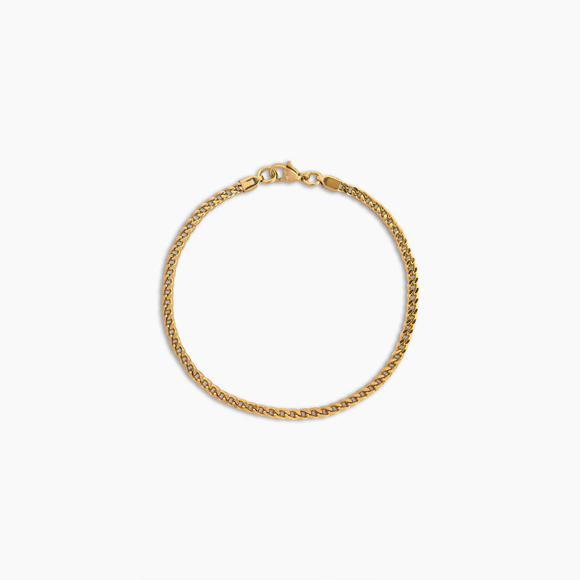 Regal Gold Curb Bracelet