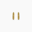 Gold Lattice Hoop Earrings