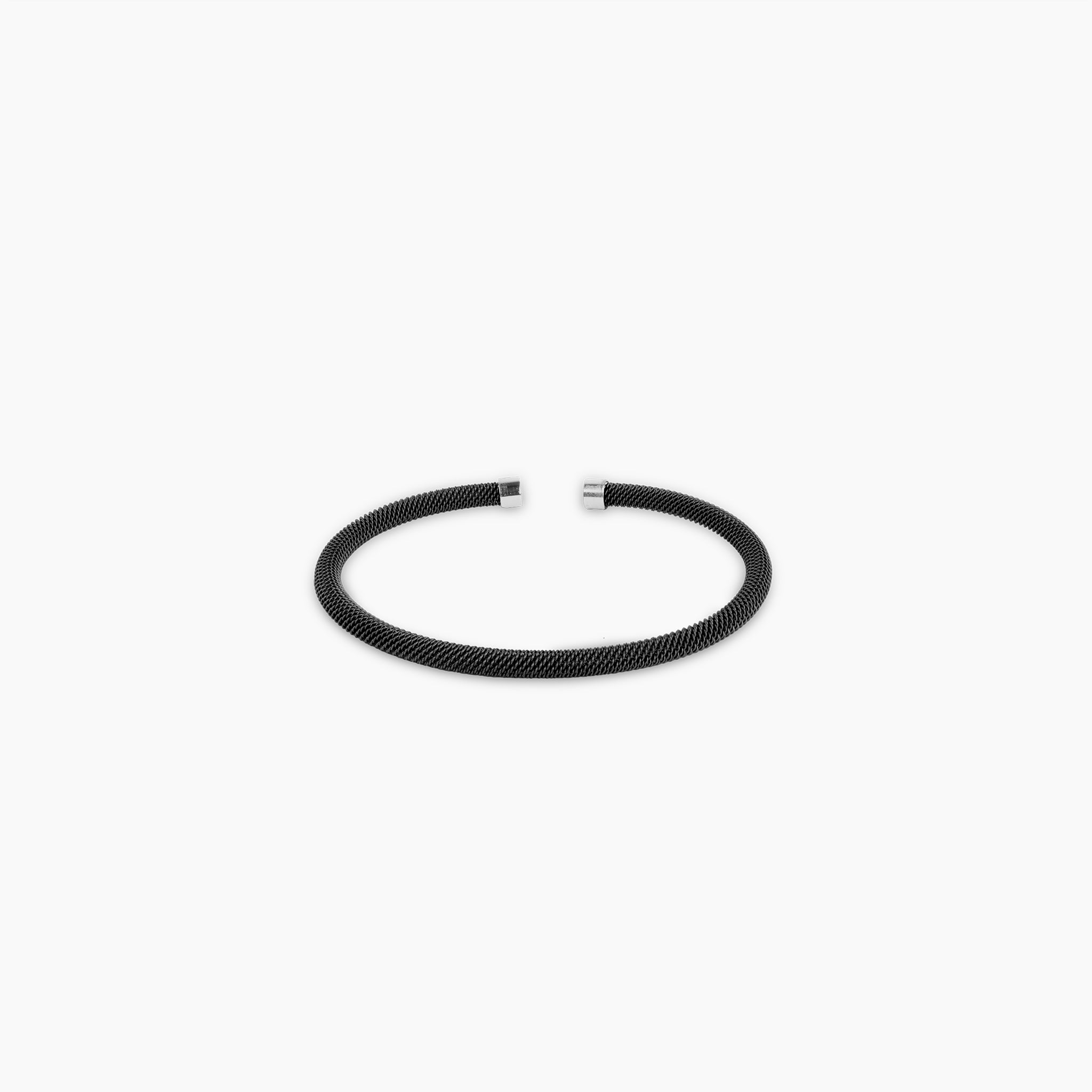 Midnight Mesh Cuff Bracelet
