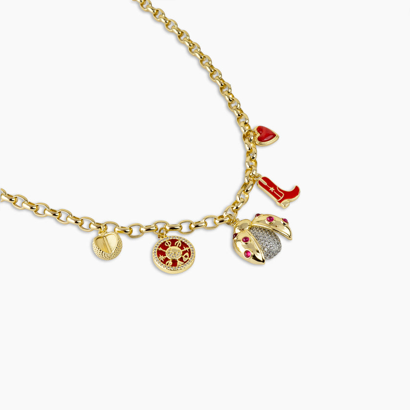 Ladybug Charm Necklace