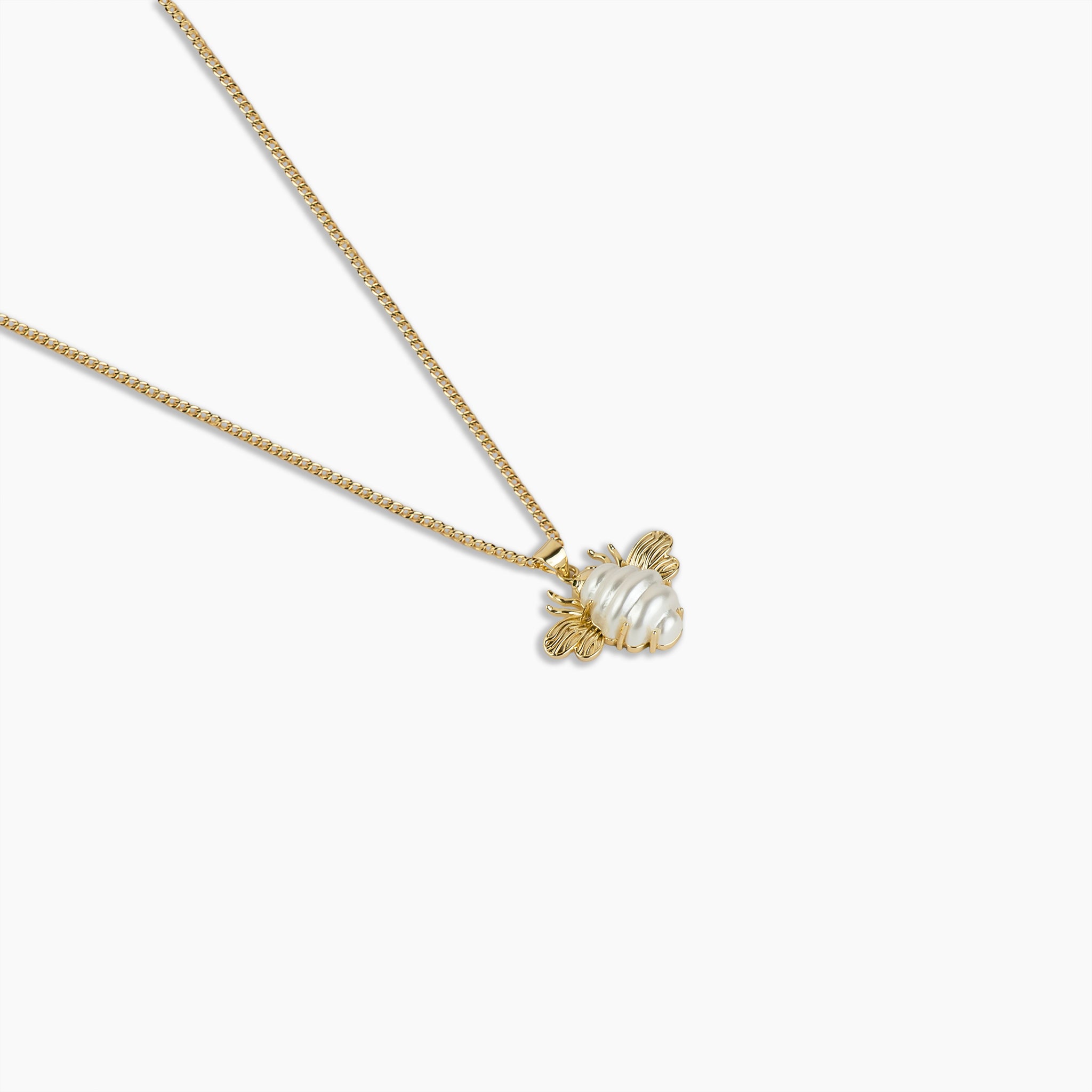 Honeybee Pearl Necklace