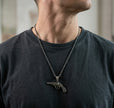 Vintage Revolver Pendant