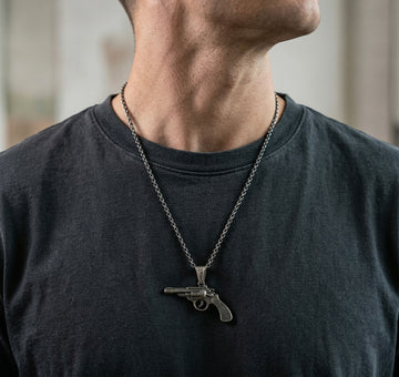 Vintage Revolver Pendant