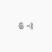 Brushed Mood Silver Dome Studs