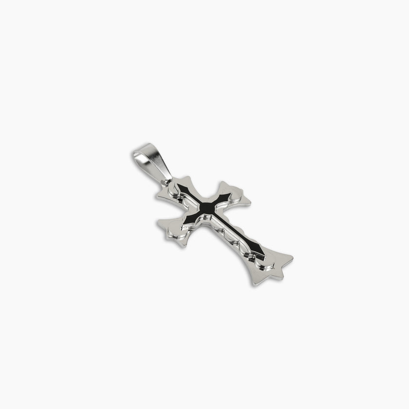 Sterling Cross Men's Pendant