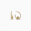 Braided Orbit Hoop Earrings