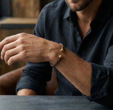 Mocha Mesh Cuff Bracelet