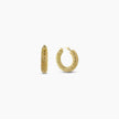 Gold Lattice Hoop Earrings