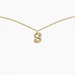 Duo Diamond Initial Necklace