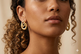 Brushed Mood Love Knot Earrings