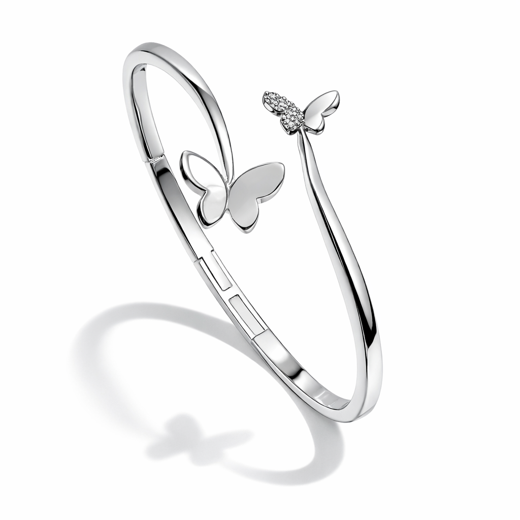 Flutterline cuff Bangle