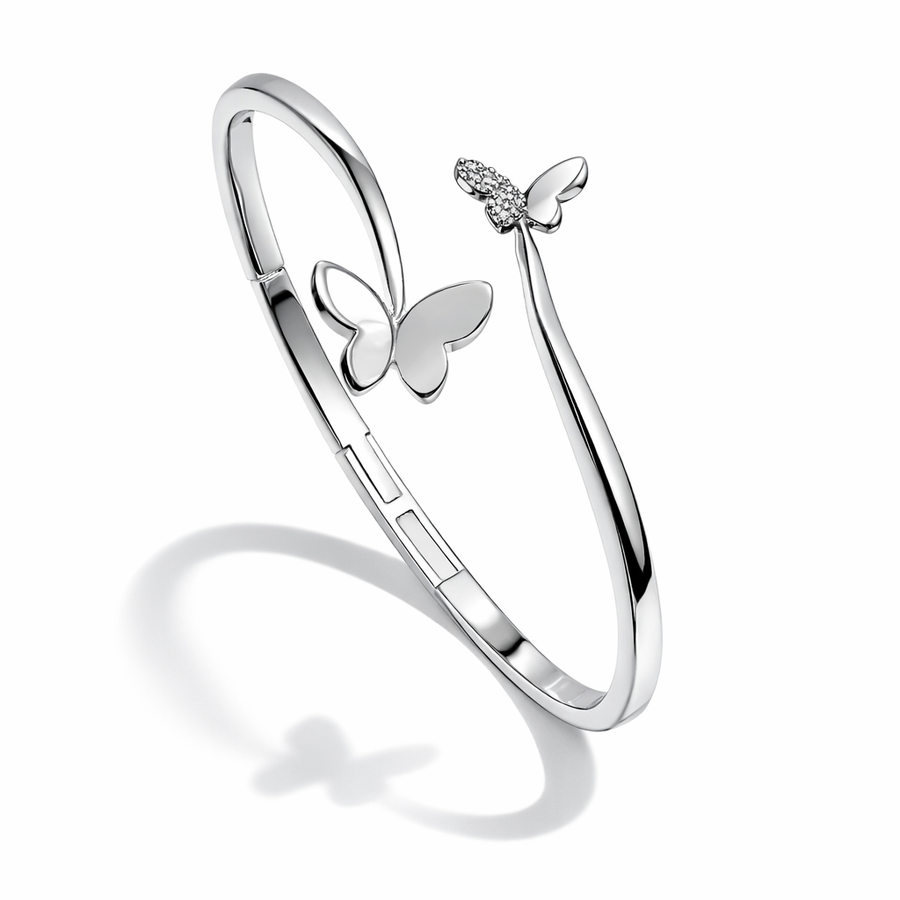 Flutterline cuff Bangle