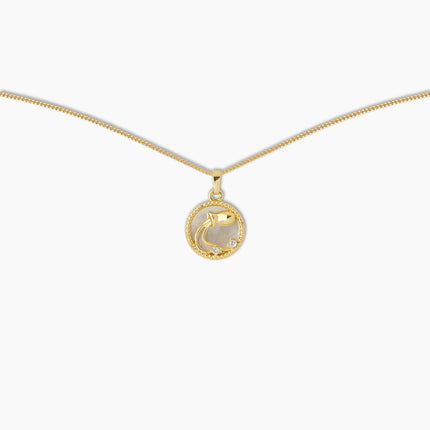 Aquarius Zodiac Pendant