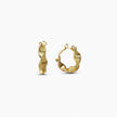 Ribbed Helix Hoops