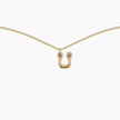 Duo Diamond Initial Necklace